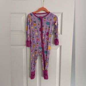 Little Sleepies Tea Party Zippie